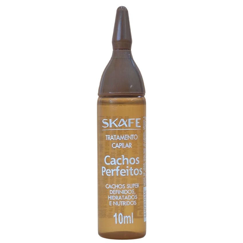 Kit 6 Ampolas De Tratamento Capilar Cachos Perfeitos Skafe 10ml Cada - imagem 2