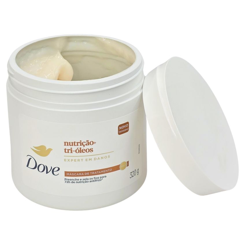 Máscara de Tratamento Capilar Dove Nutrição + Tri-óleos 320g - imagem 3