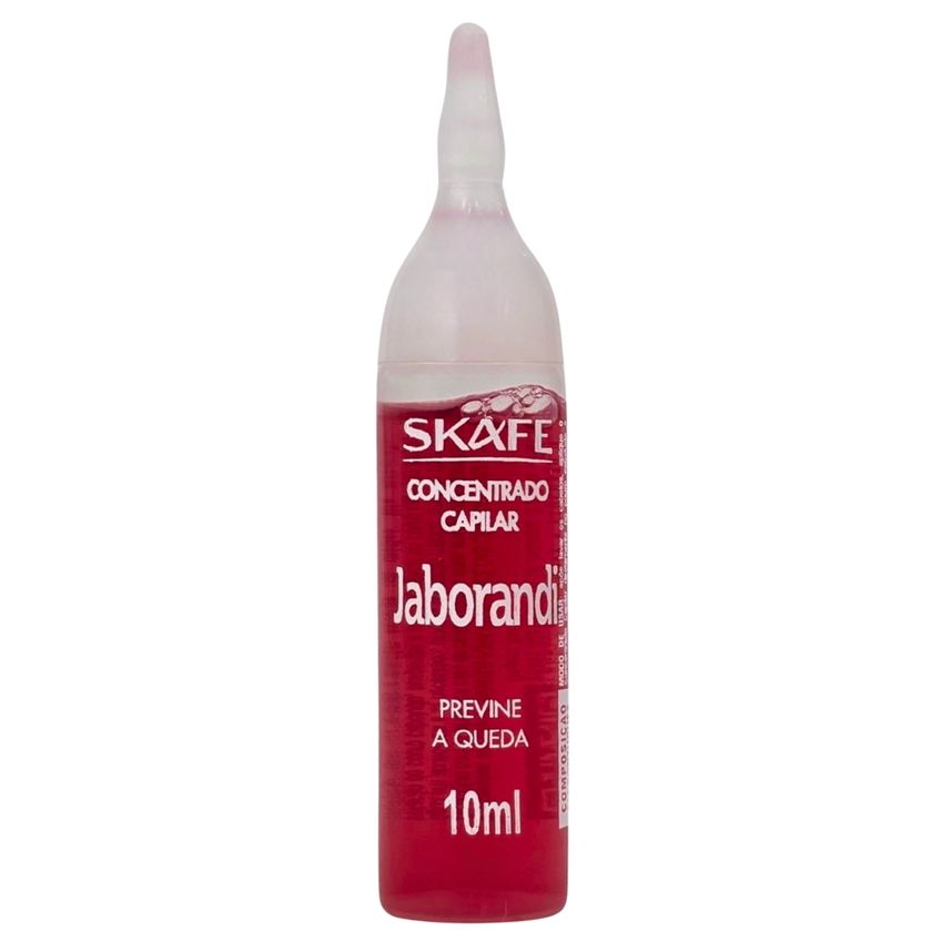 Kit 6 Ampolas Concentrado Capilar Jaborandi Skafe 10ml Cada - Previne Queda - imagem 2