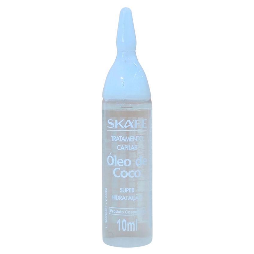 Kit 6 Ampolas De Tratamento Capilar Skafe Óleo De Coco 10ml - imagem 2