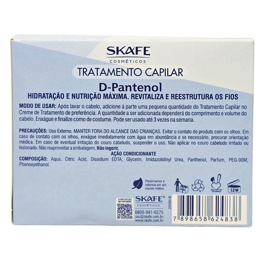 Kit 24 Ampolas De Tratamento Capilar Skafe D-pantenol 10ml Para Hidratação E Nutrição Máxima - imagem 2