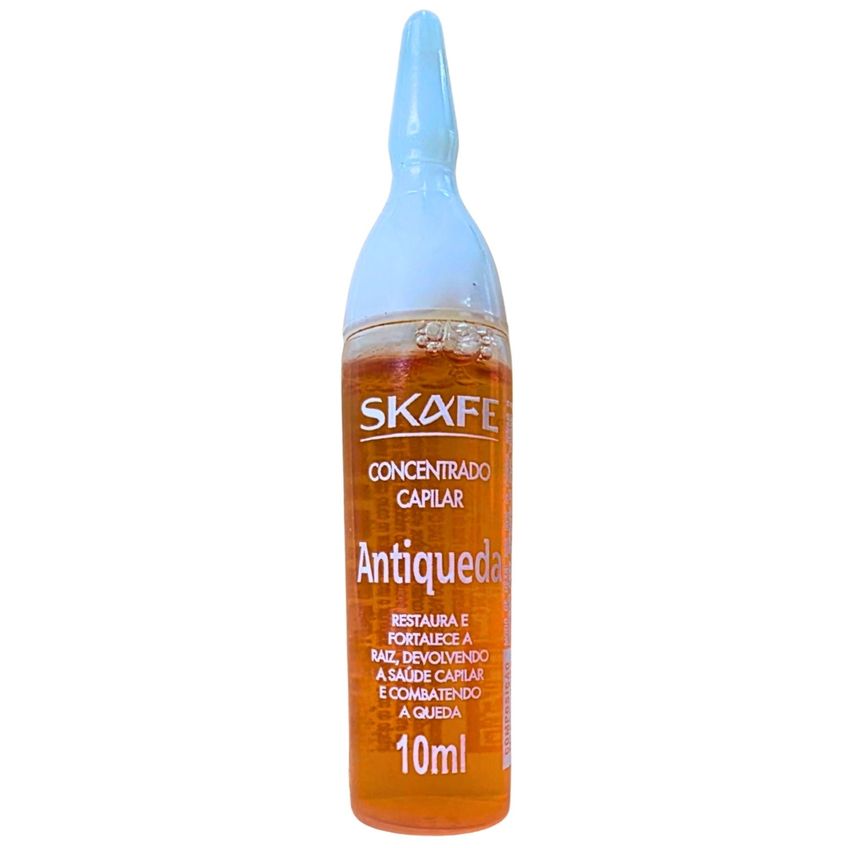 Kit 6 Ampolas Concentrado Capilar Antiqueda Skafe 10ml Cada - imagem 2