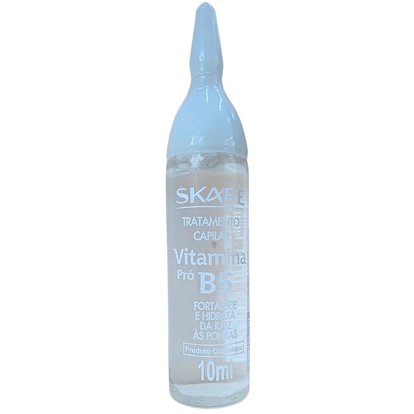 Kit 6 Ampolas De Tratamento Capilar Vitamina Pró B5 Skafe 10ml Cada - imagem 2
