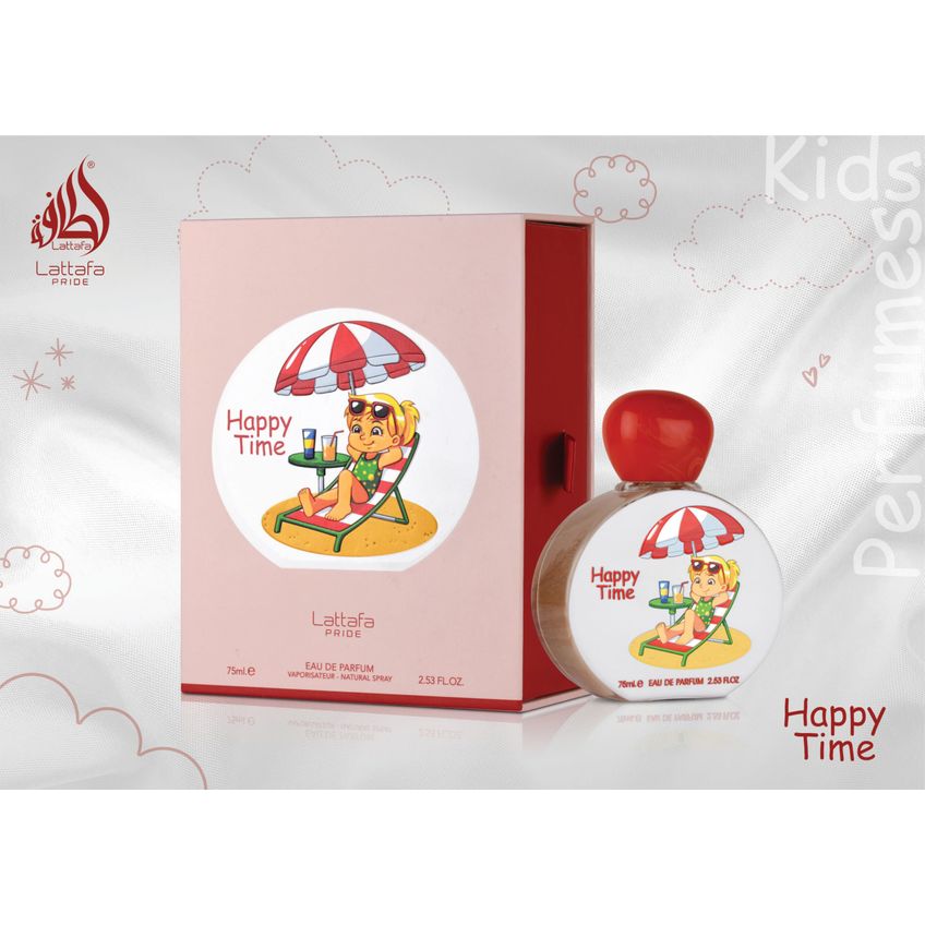 Perfume Lattafa Pride Happy Time Eau De Parfum 75ml Para Crianças - imagem 2