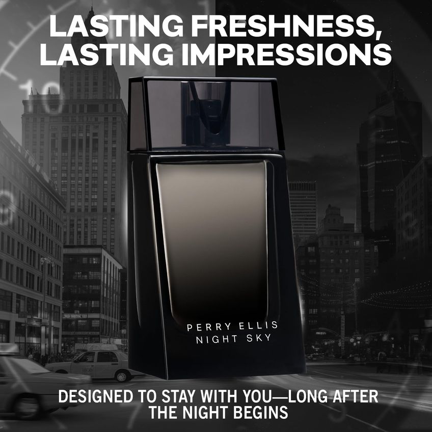 Colônia Perry Ellis Night Sky 100 Ml Eau De Toilette - imagem 3