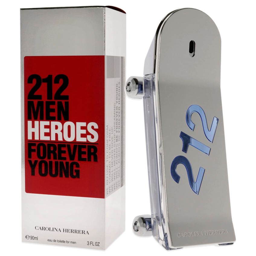 Perfume Masculino 212 Heróis 3 Oz Fragrância Intensa - imagem 4