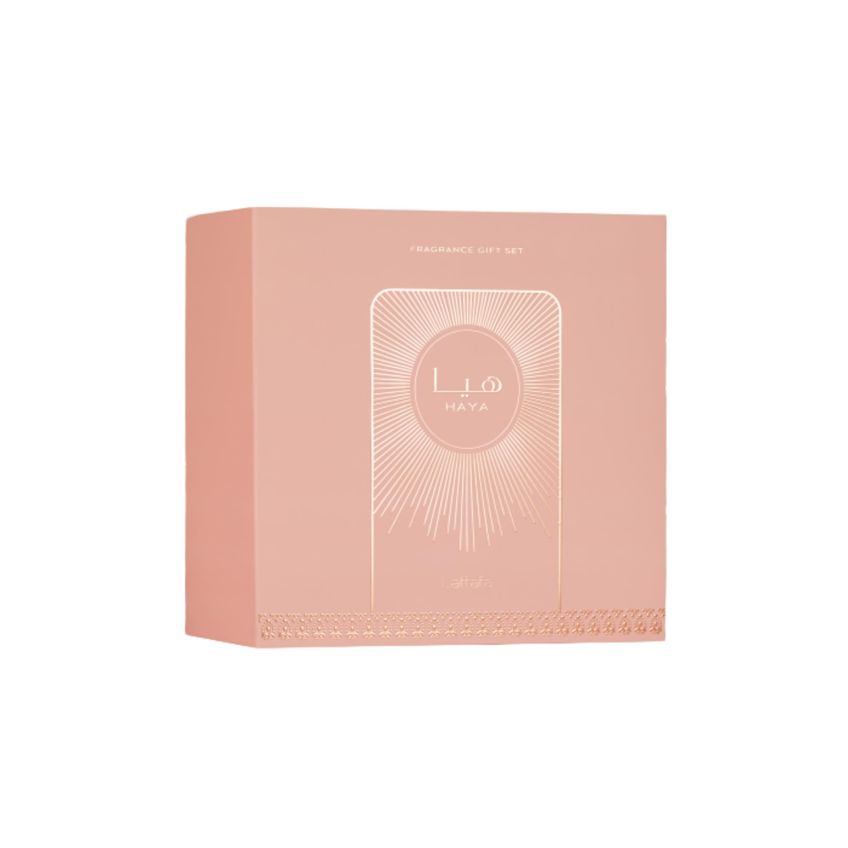 Fragrância Lattafa Haya 100 ml + 12 ml + Spray Para Cabelo - imagem 4