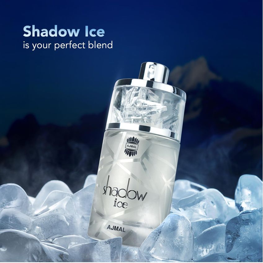 Perfume Ajmal Shadow Ice Edp 75 Ml Para Homens E Mulheres - imagem 3