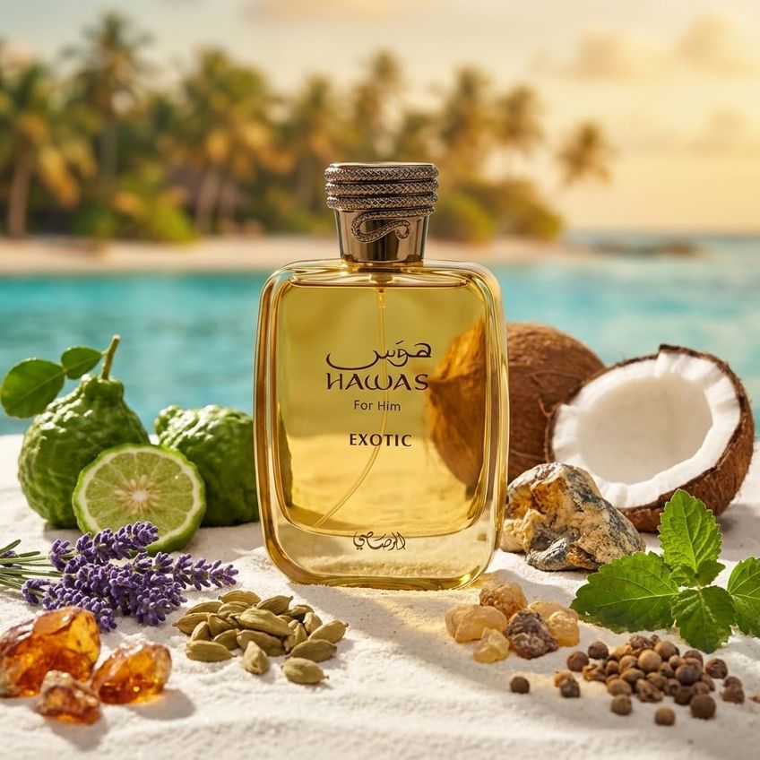 Fragrância Rasasi Hawas Exotic Edp 100ml Masculino - imagem 3