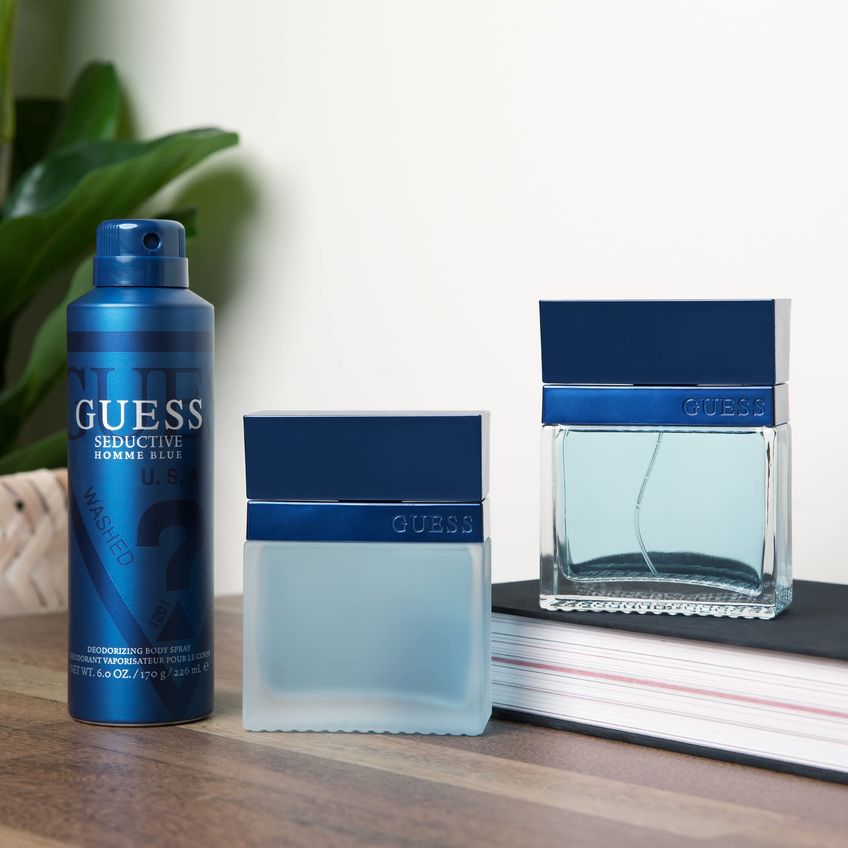 Perfume Guess Seductive Blue Eau De Toilette 30ml Para Homens - imagem 4
