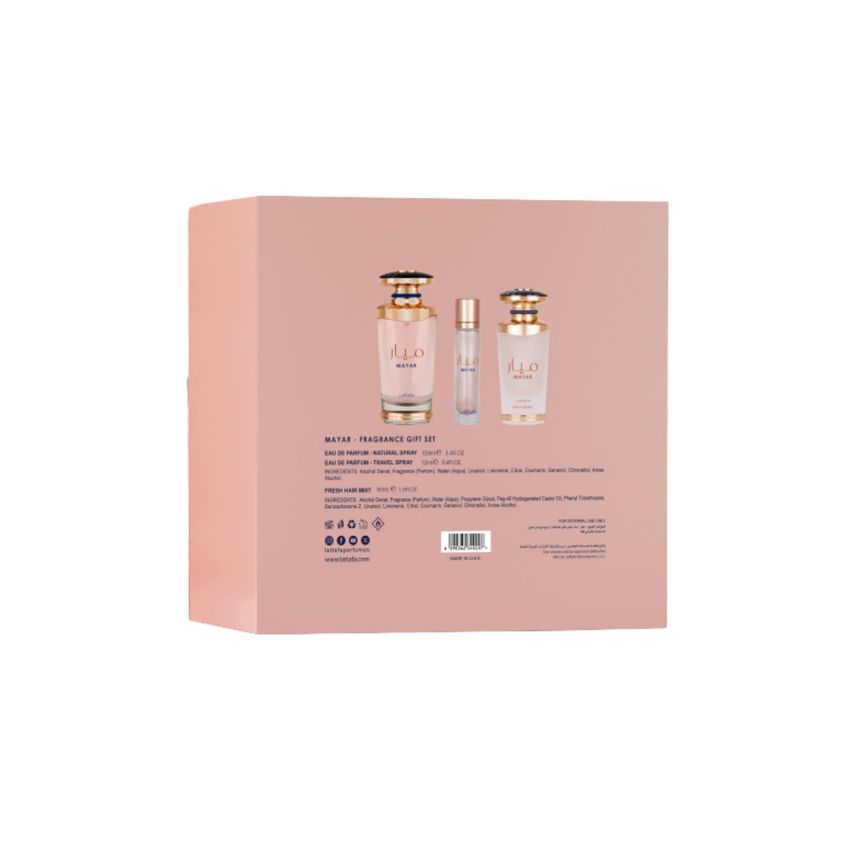 Kit Presente De Perfume Lattafa Mayar 100 ml + 12 ml + 50 ml - imagem 4