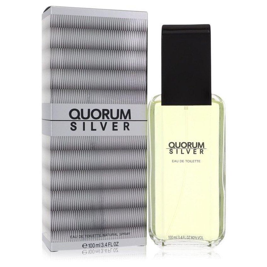 Perfume Masculino Quorum Silver Puig 100 Ml Eau De Toilette - imagem 2
