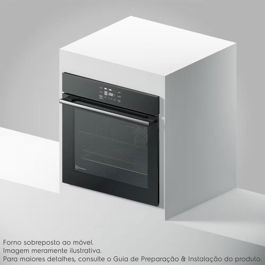 Forno De Embutir Elétrico Electrolux Oe8ea 80l Experience Air Fryer, Perfectcook360 E Painel Touch - imagem 3