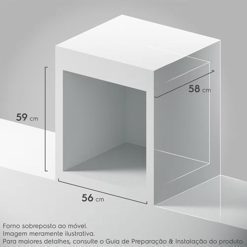 Forno De Embutir Elétrico Electrolux Oe8ea 80l Experience Air Fryer, Perfectcook360 E Painel Touch - imagem 4