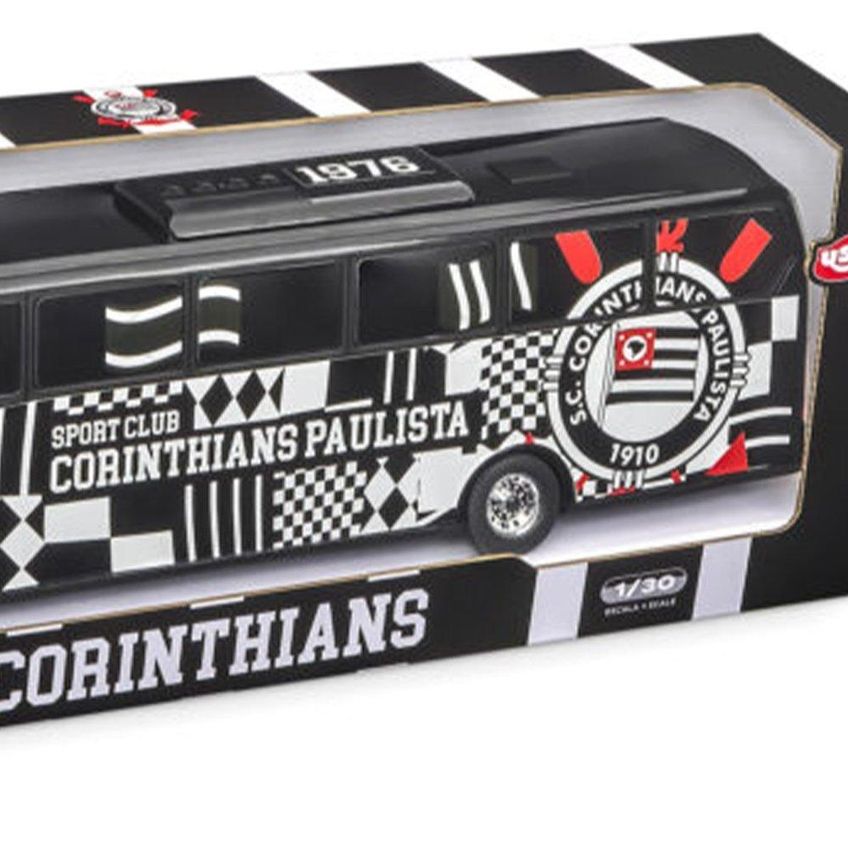 Ônibus De Brinquedo Miniatura Corinthians Usual - imagem 4