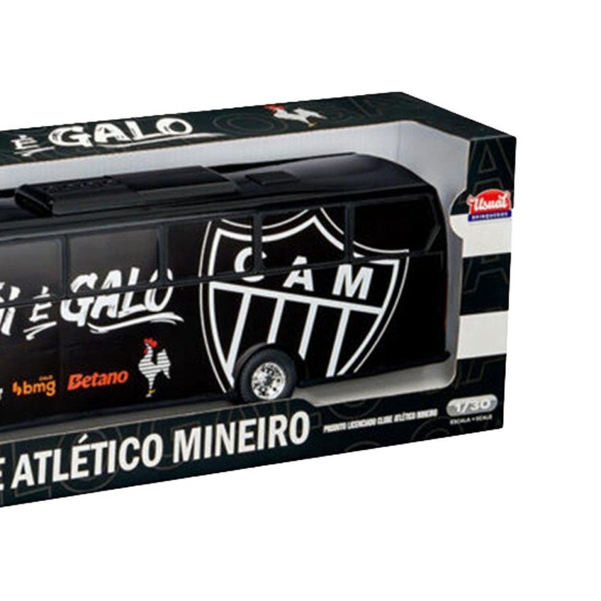 Ônibus De Brinquedo Usual Miniatura Atlético Mineiro - imagem 4
