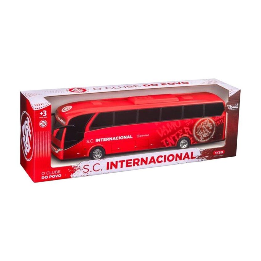 Ônibus De Brinquedo Miniatura Internacional Usual - imagem 4