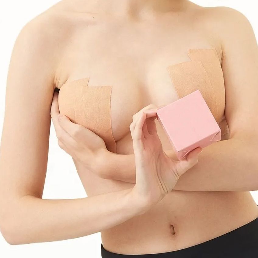 Sutiã Adesivo Fita Boob Up Para Levantar Seios 5 Metros - imagem 2