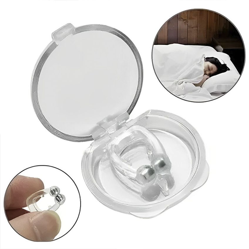 Kit 2 Aparelhos Magnéticos Clip Nasal Dilatador Anti-ronco Apneia - imagem 3
