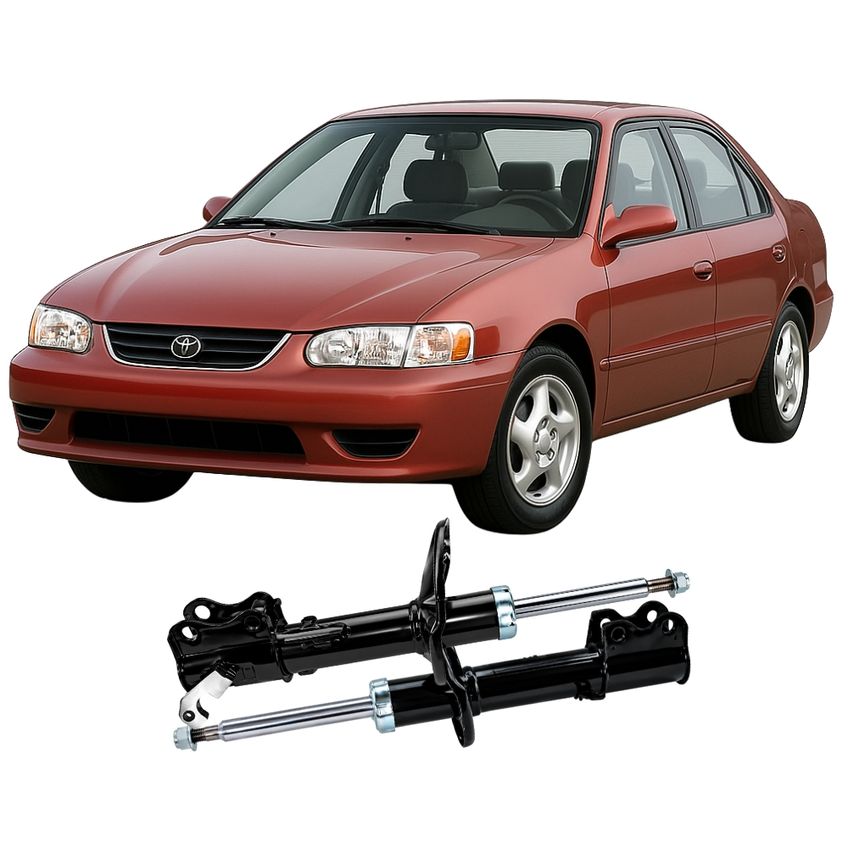 PAR AMORTECEDOR DIANTEIRO COROLLA 1992 93 94 95 96 97-2002 - imagem 5
