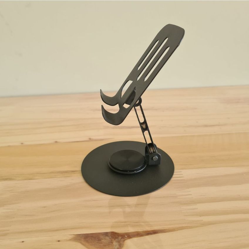Suporte De Mesa Giratório 360º Dobrável Ajustável Para Celular E Tablet - imagem 3