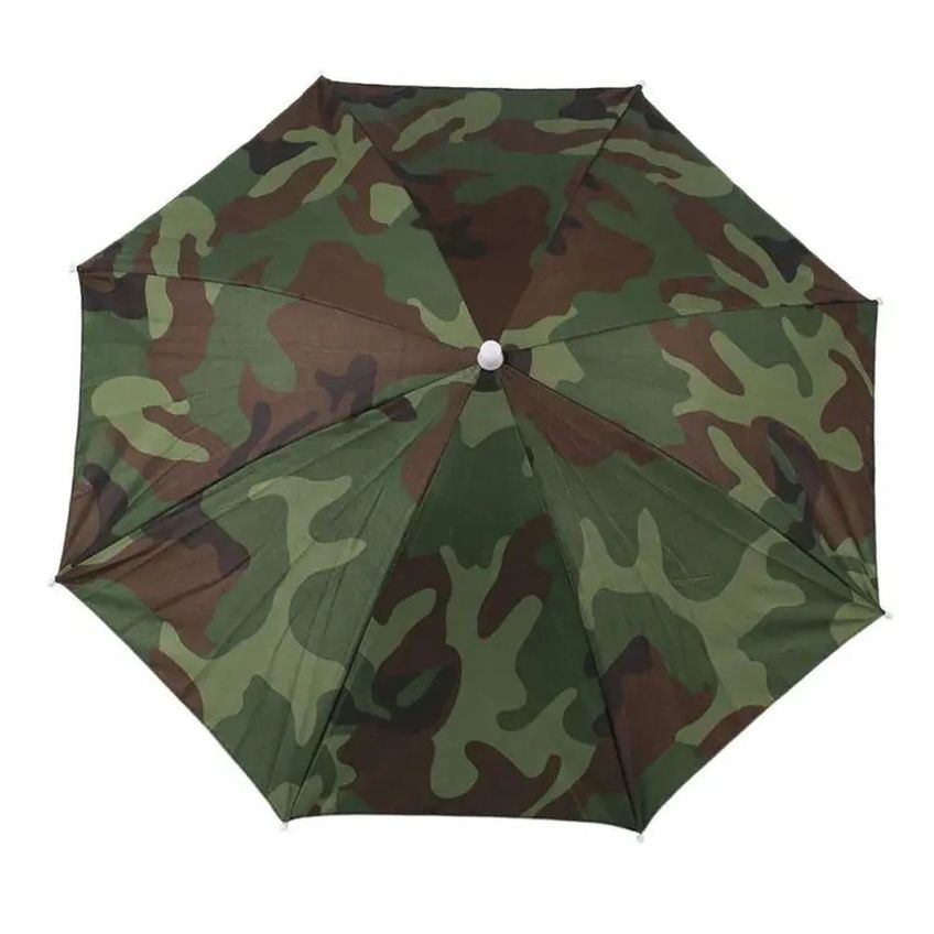 Chapéu Guarda-chuva Sombrinha Camuflado Para Camping Pesca E Lazer - imagem 2