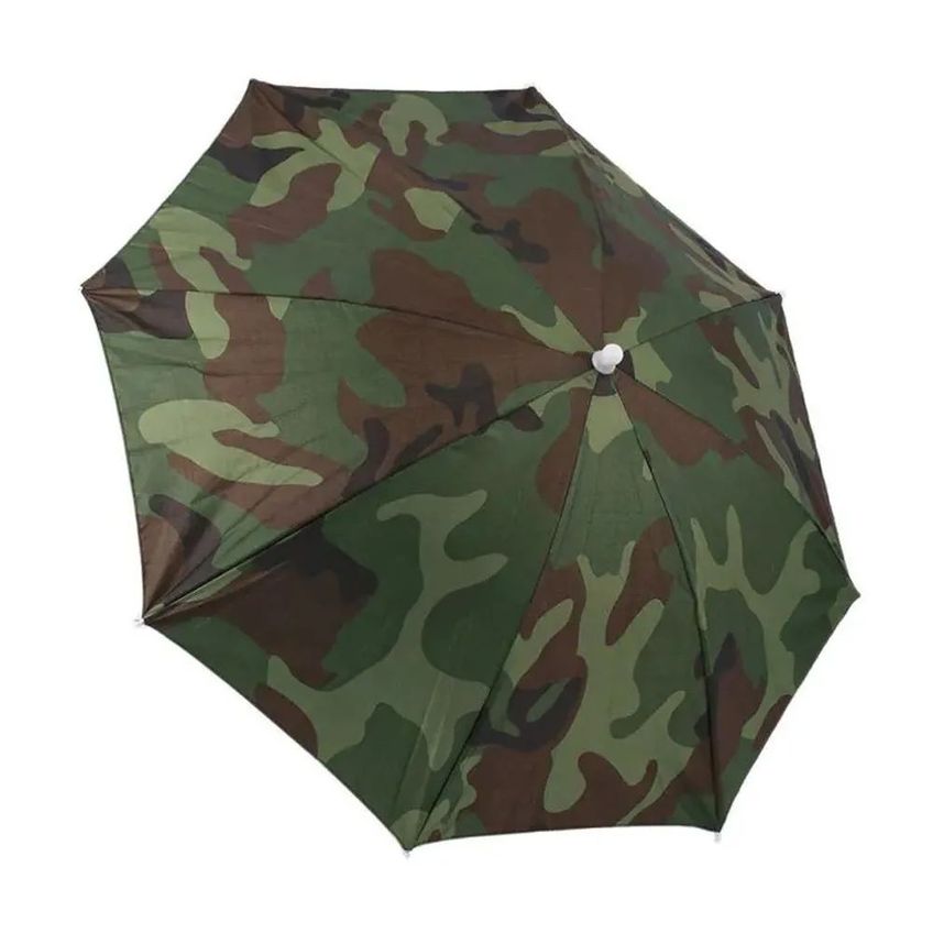 Chapéu Guarda-chuva Sombrinha Camuflado Para Camping Pesca E Lazer - imagem 3