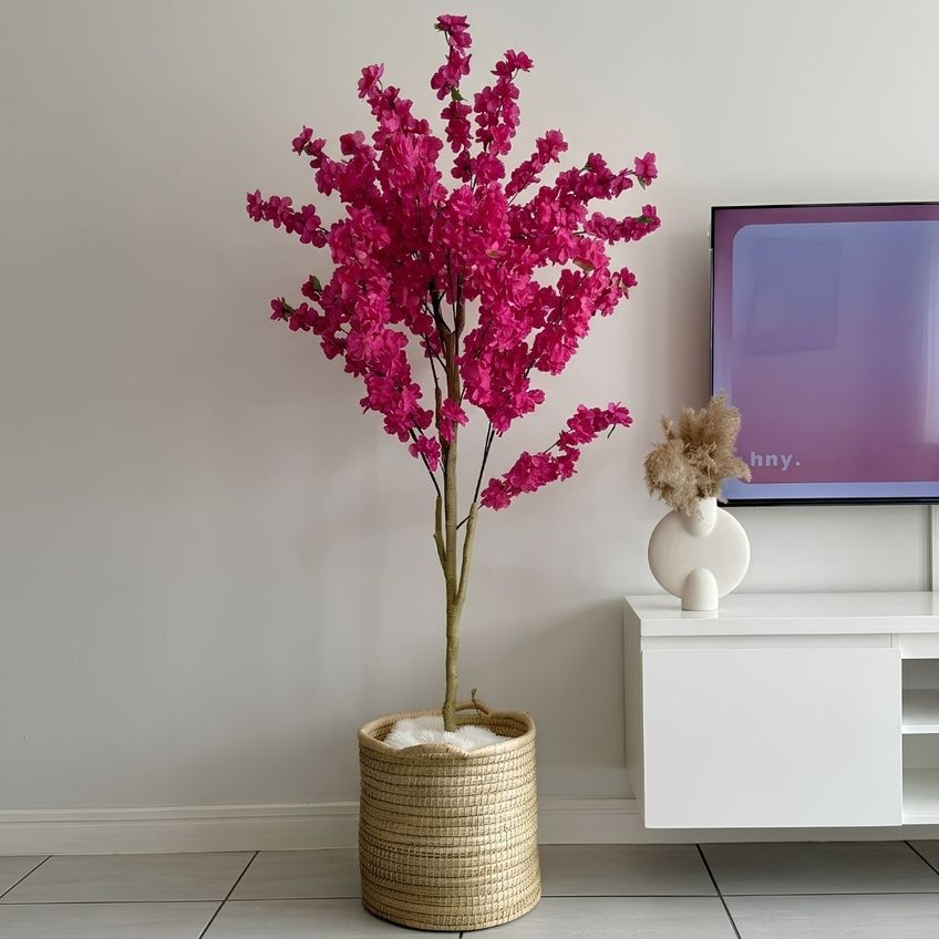 Kit 8 Hastes De Cerejeira Artificial 125cm Para Arranjos Volumosos - imagem 5