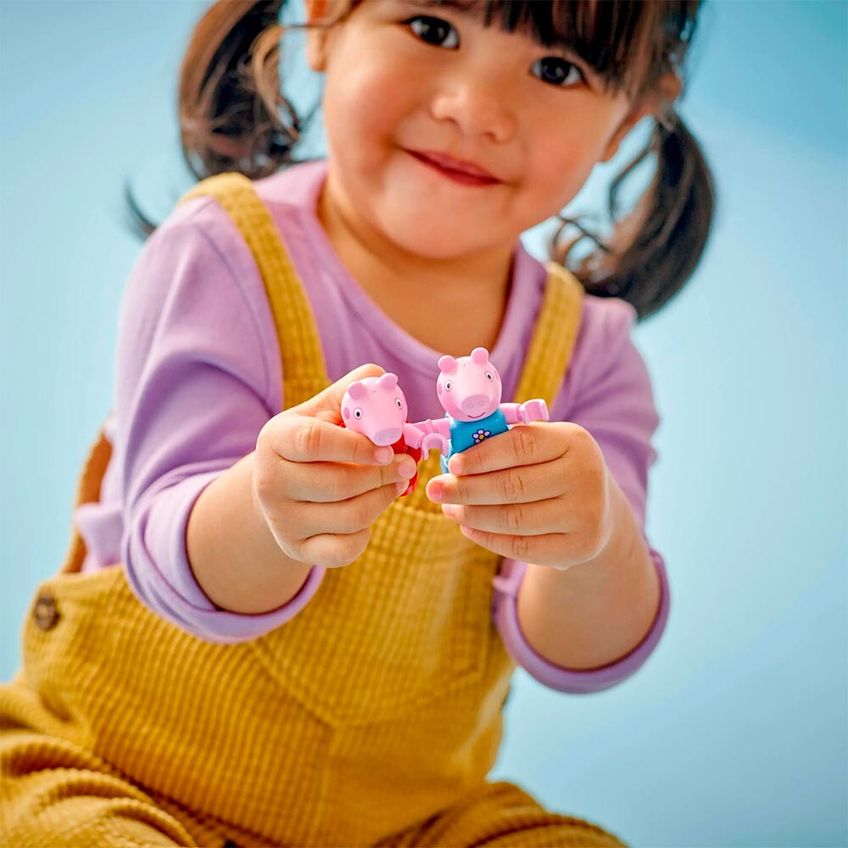 Bloco De Montar - Duplo - Jardim E Casa Na Arvore Da Peppa Pig - 20 Pecas - Lego - imagem 3
