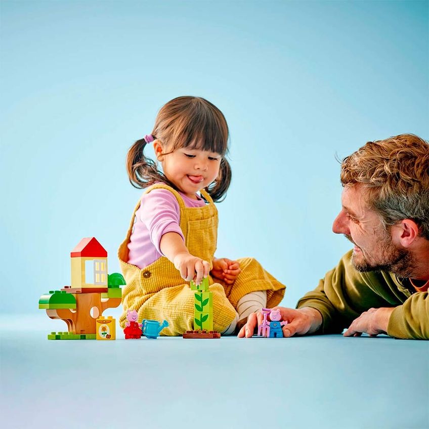 Bloco De Montar - Duplo - Jardim E Casa Na Arvore Da Peppa Pig - 20 Pecas - Lego - imagem 4