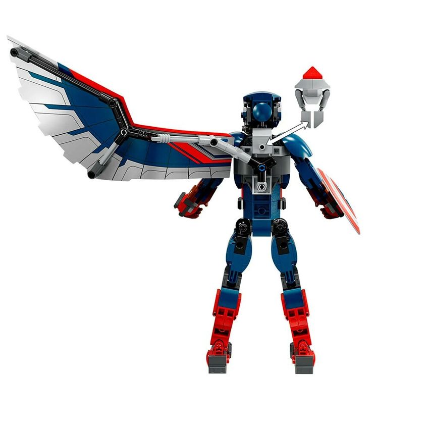 Bloco De Montar - Marvel - Figura Do Capitao America - 359 Pecas - Lego - imagem 4