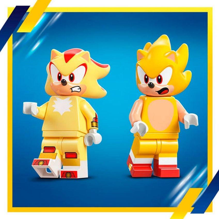 Bloco De Montar - Sonic The Hedgehog - Super Shadow Vs Biolizard - 419 Pecas - Lego - imagem 4