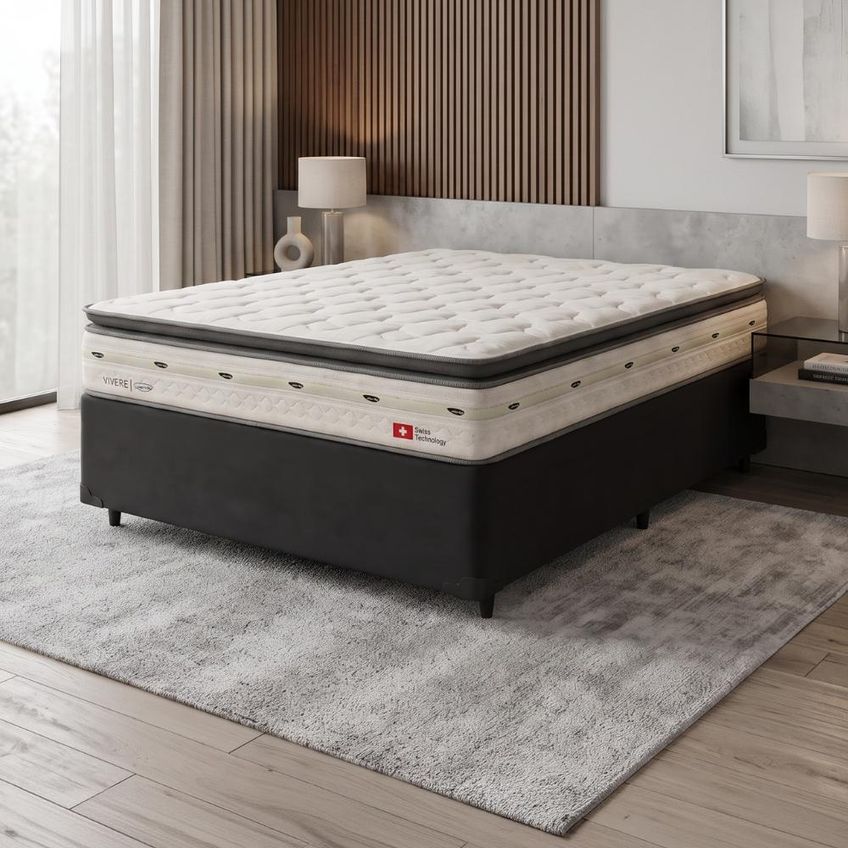 Colchão Casal Molas Ensacadas Orion 138x188x32cm Herval Suporta Até 150 Kg Por Pessoa - imagem 3