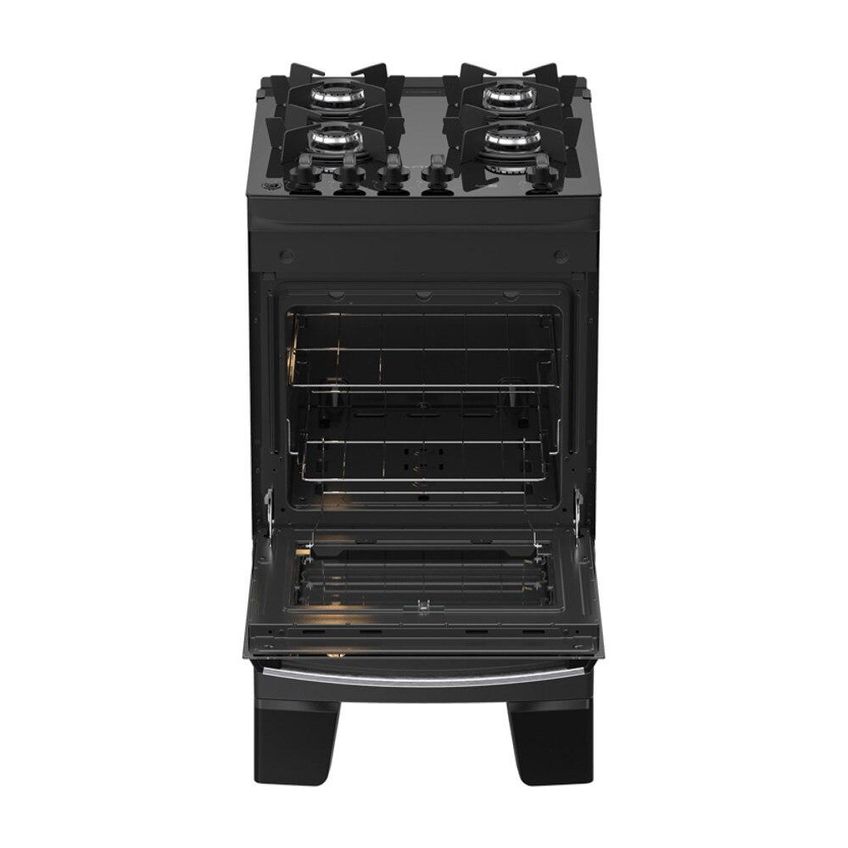 Fogão 4 Bocas Atlas Agile Up Com Mesa De Vidro Preto - imagem 3
