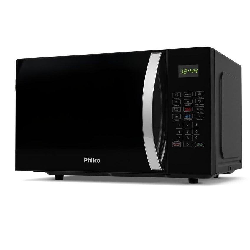 Micro-ondas De Bancada Philco Pmo30p 28l 1100w Com Limpa Fácil Preto 110v - imagem 4