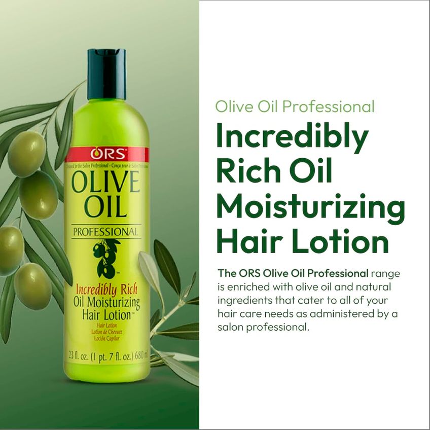 Loção Para Cabelo Ors Olive Oil Professional Incrivelmente Rica 680ml - imagem 4