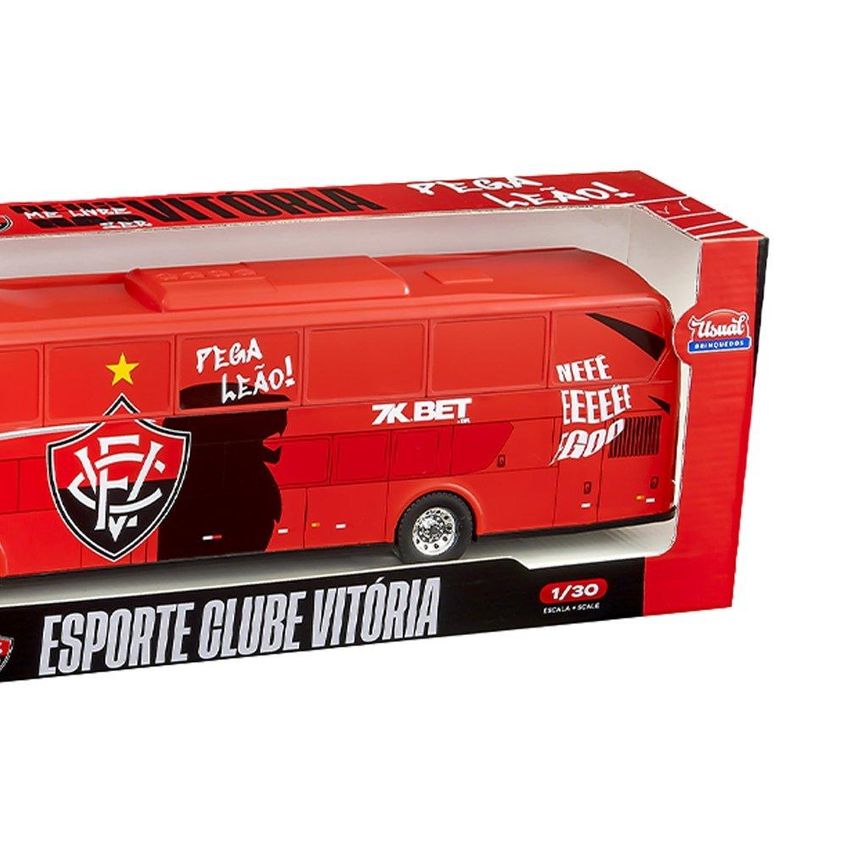 Ônibus De Brinquedo Usual Miniatura Vitória - imagem 4