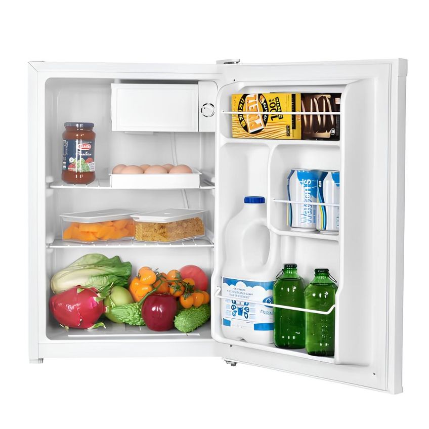 Frigobar Mini Refrigerador Geladeira Domestico Branco Ice Compact 71l Efb83b 220v Eos - imagem 3