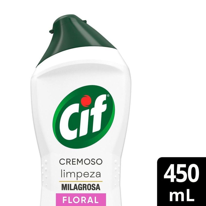 Limpador Multiuso Cif Limpeza Milagrosa Rosas E Jasmim 450ml - imagem 3
