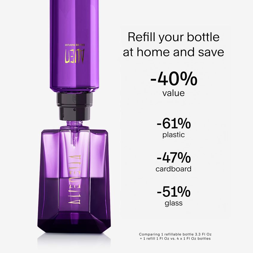 Perfume Mugler Alien Refill Eau De Parfum 100ml Para Mulheres - imagem 3