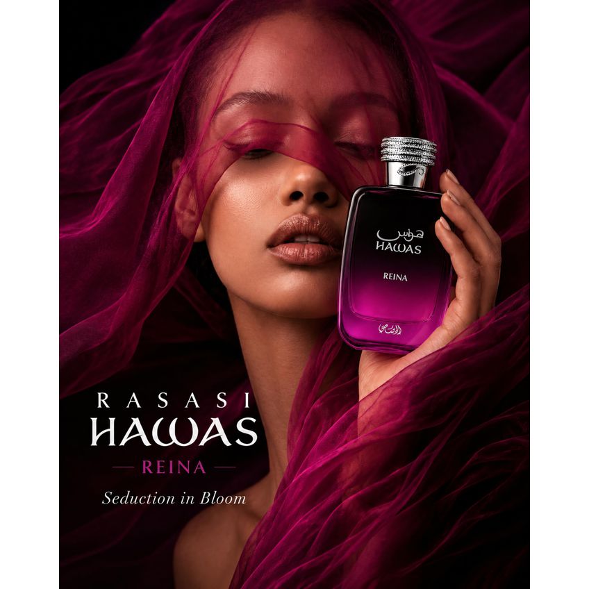 Perfume Rasasi Hawas Reina Floral Ambarado Quente - imagem 4