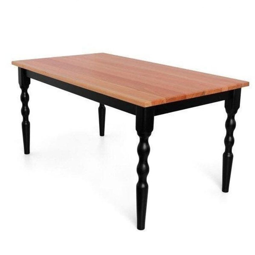 Conjunto Mesa Em Madeira Maciça C/4 Cadeiras Preto - imagem 4