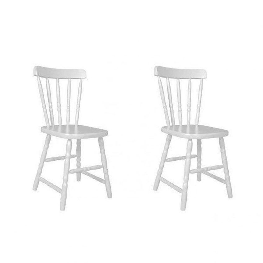 Conjunto Mesa Redonda C/2 Cadeiras Branco - imagem 5