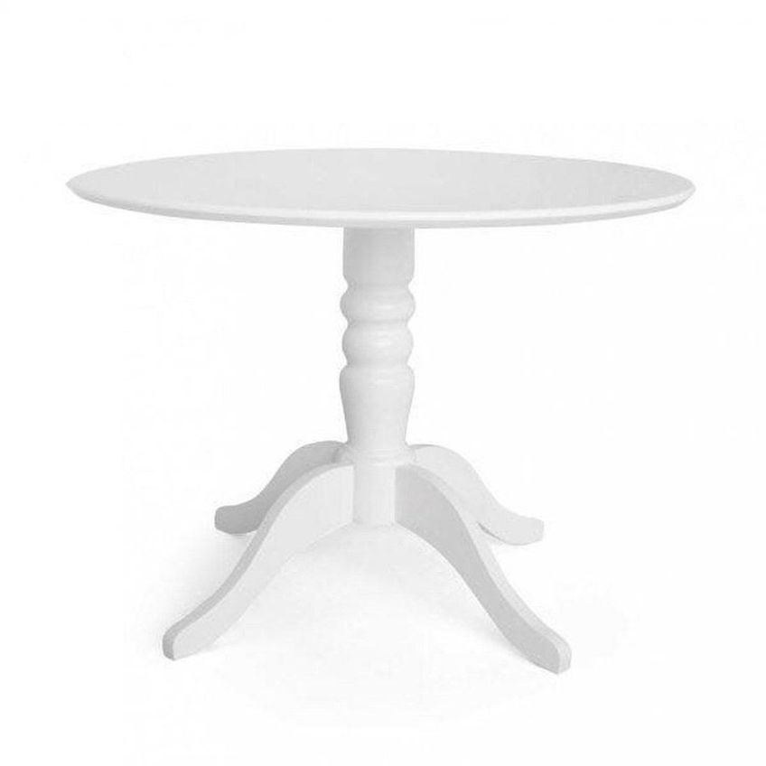 Conjunto Mesa Redonda Pé Central C/2 Cadeiras Branco - imagem 5
