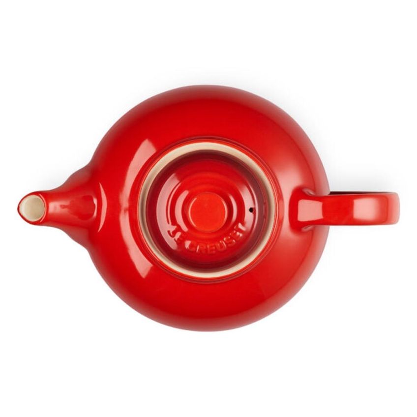 Kit Le Creuset Bule Clássico 1,3l Suporte P/ Sachês E 2 Canecas Para Chá 350ml Vermelho - imagem 4