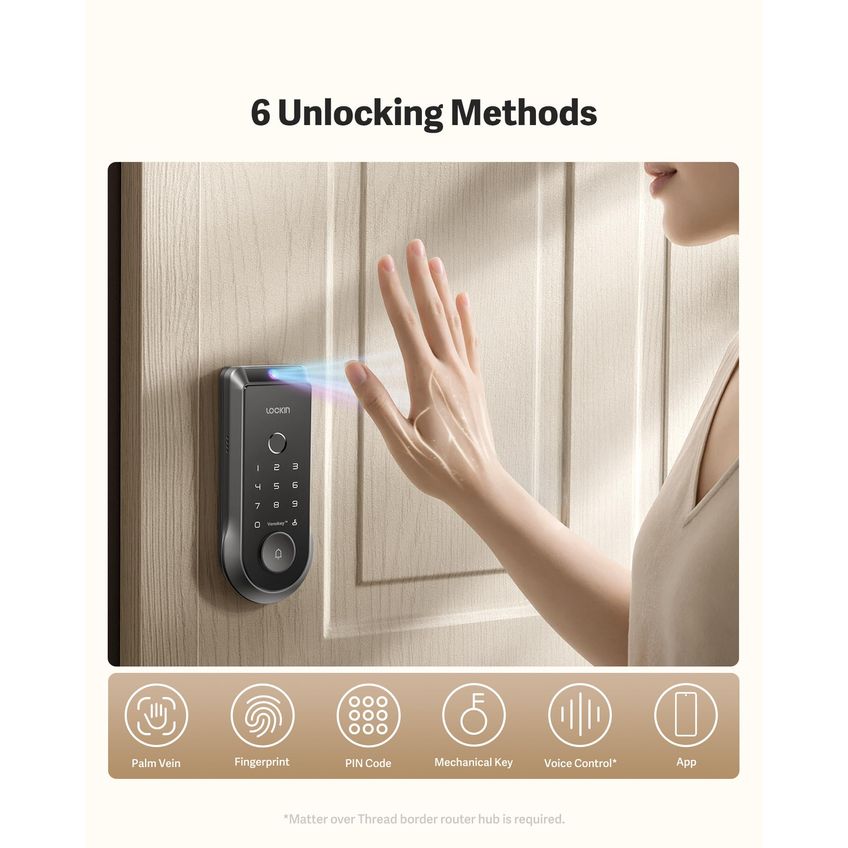 Bloqueio Inteligente Veno Palm Vein Recognition Wifi Ip65 - imagem 2