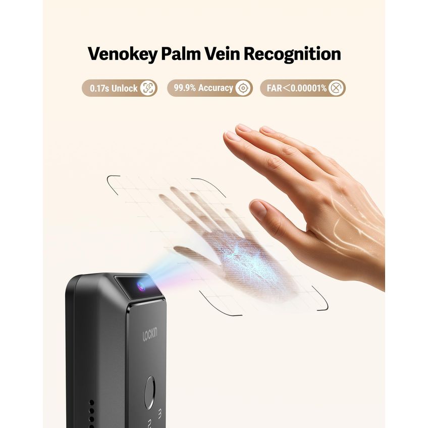 Bloqueio Inteligente Veno Palm Vein Recognition Wifi Ip65 - imagem 4