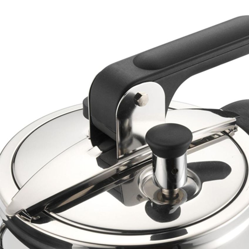 Panela De Pressão Barazzoni 3,5l Em Aço Inox Preto 12010003 - imagem 2