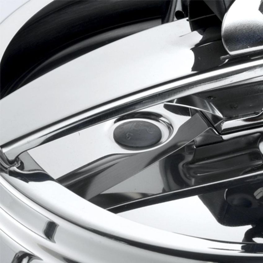Panela De Pressão Barazzoni 3,5l Em Aço Inox Preto 12010003 - imagem 3