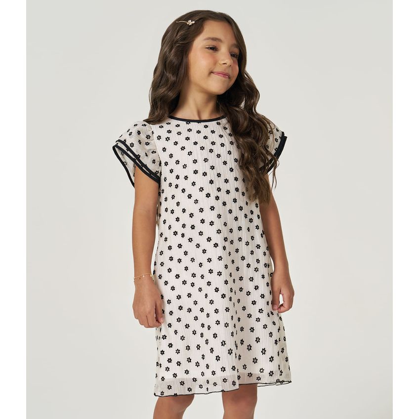 Vestido Verão Menina Trick Nick Bege 14 - imagem 2